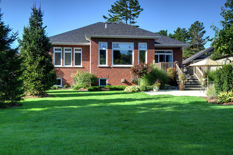 Red brick exterior back